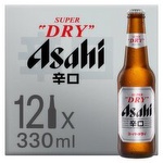 Asahi Super Dry Beer 12 Pack (330 ml)
